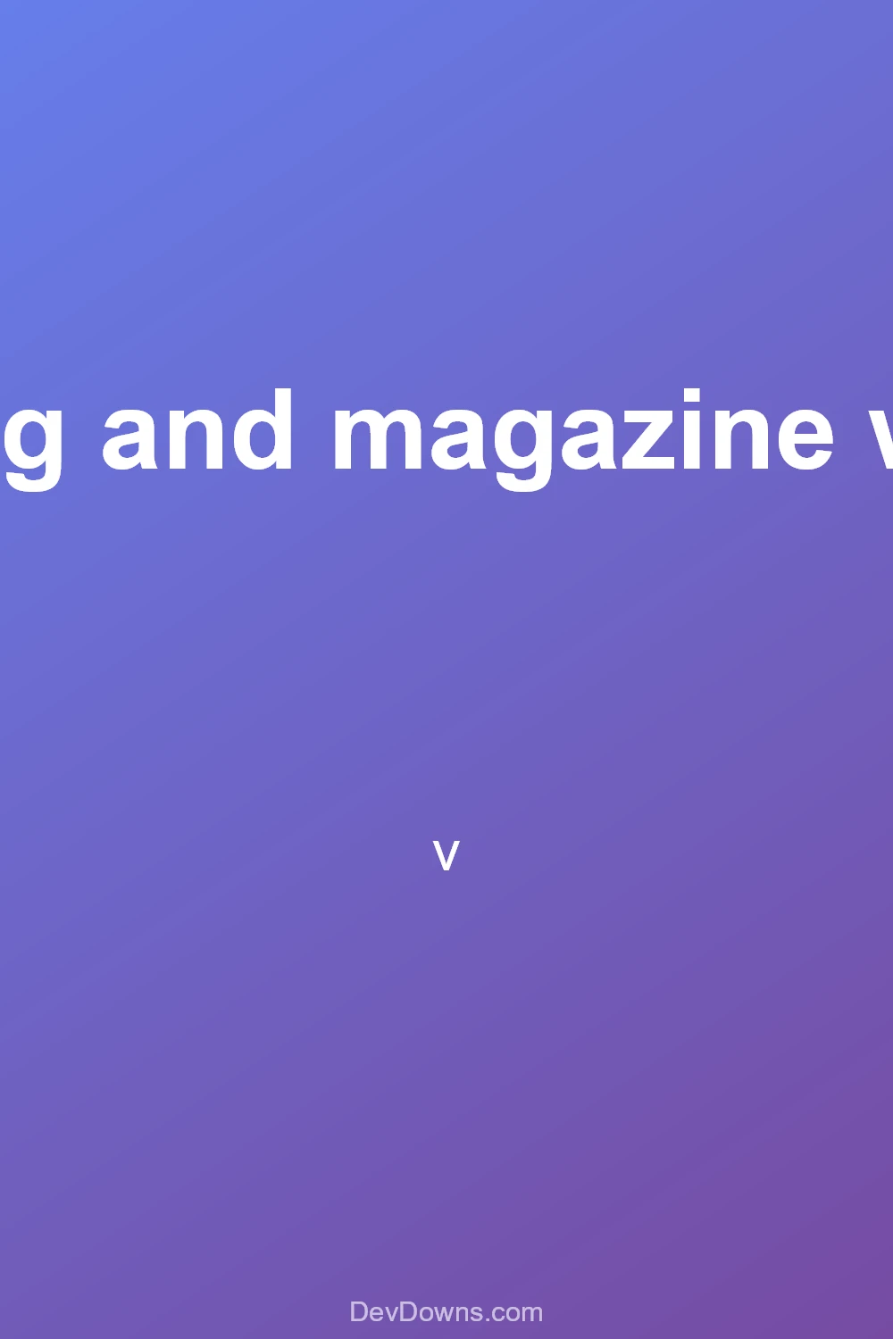 vmagazine blog and magazine wordpress themes.  - Social Share