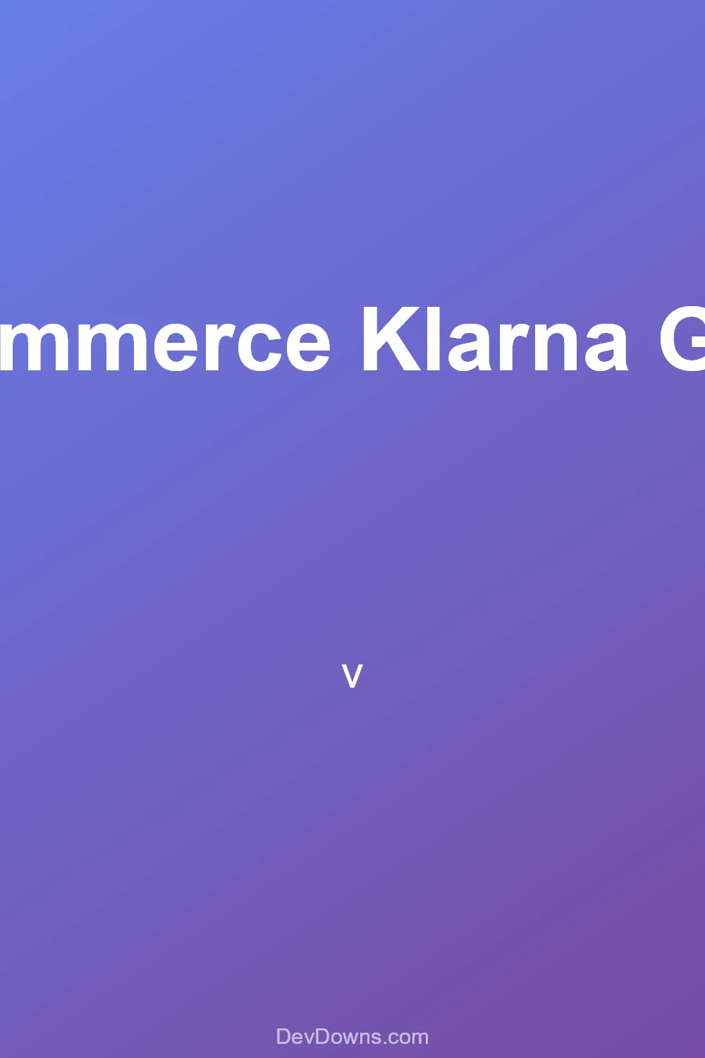 WooCommerce Klarna Gateway  - Social Share