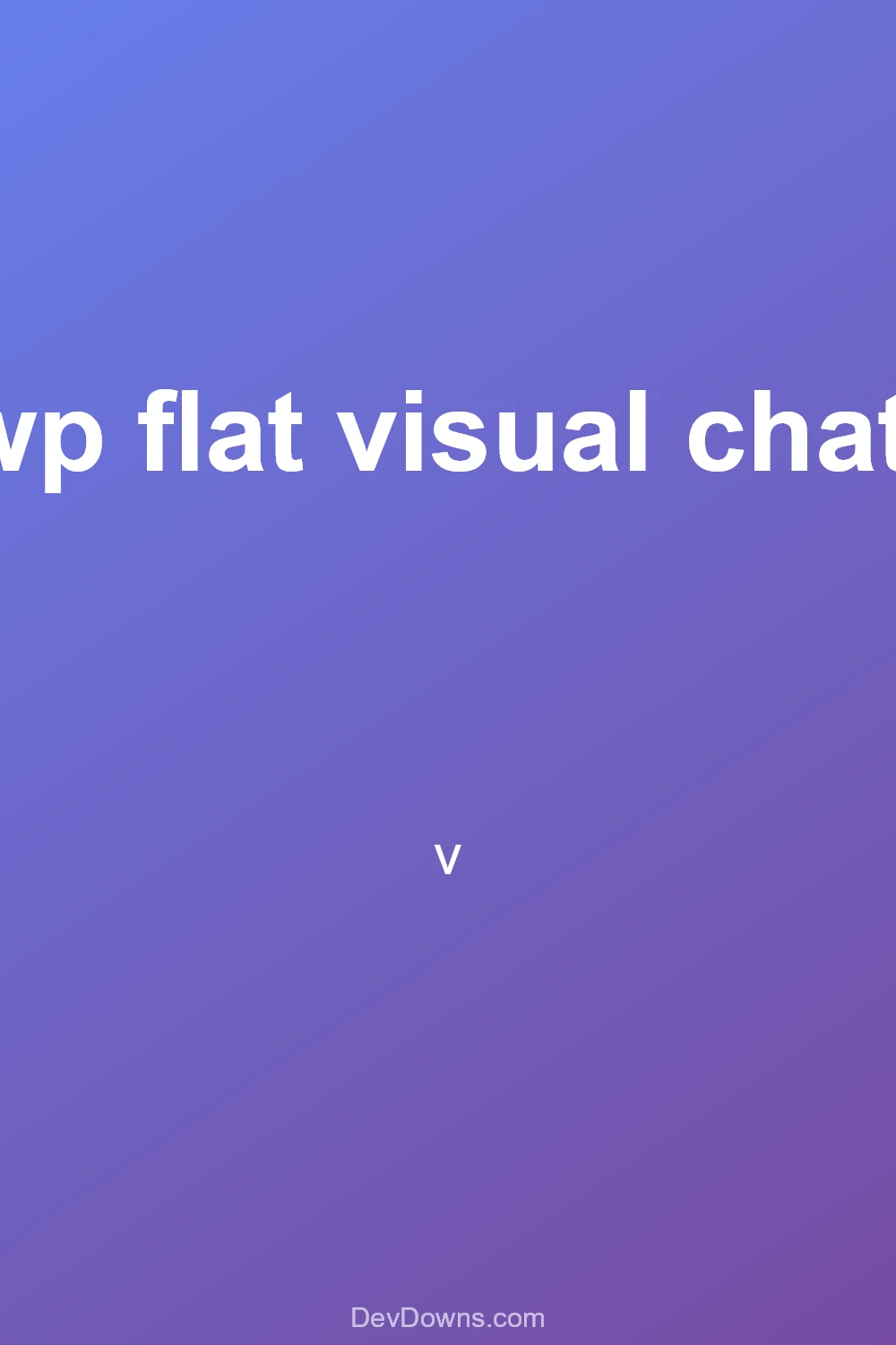 wp flat visual chat.  - Social Share