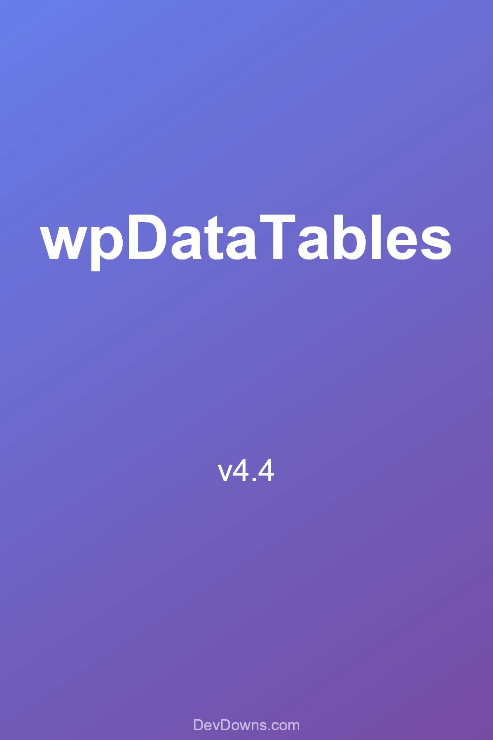 wpDataTables 4.4 - Social Share