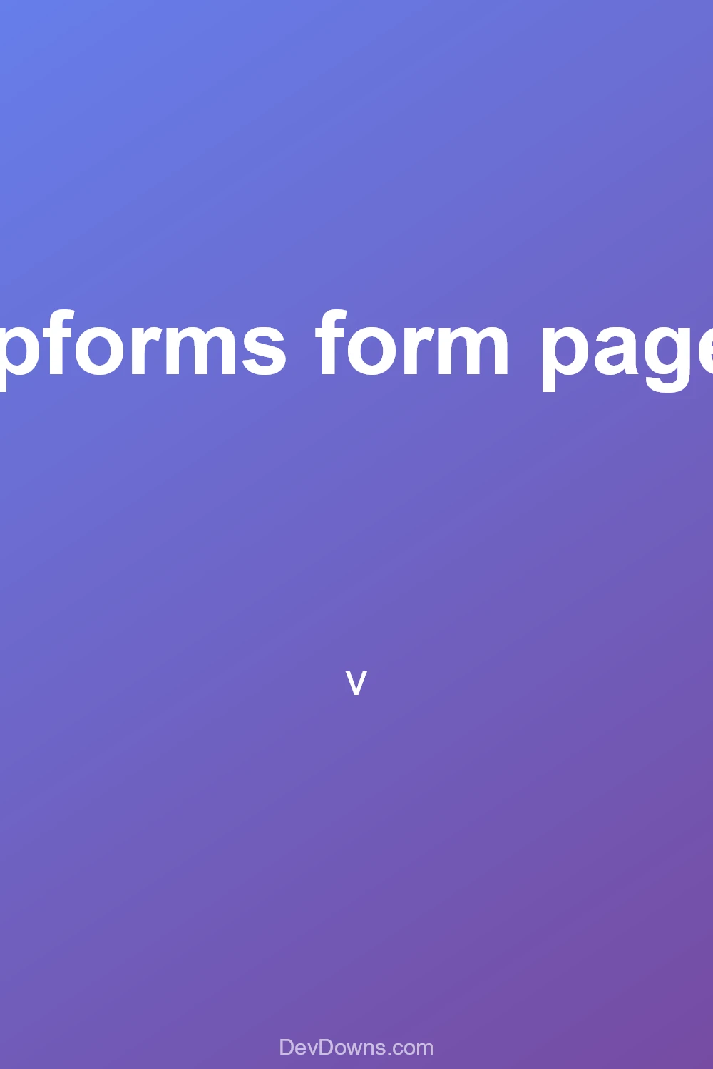 wpforms form pages  - Social Share