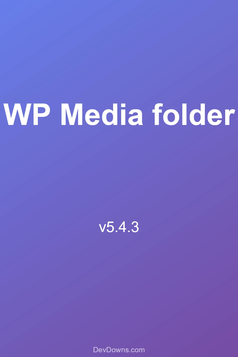 WP Media folder 5.4.3 - Social Share