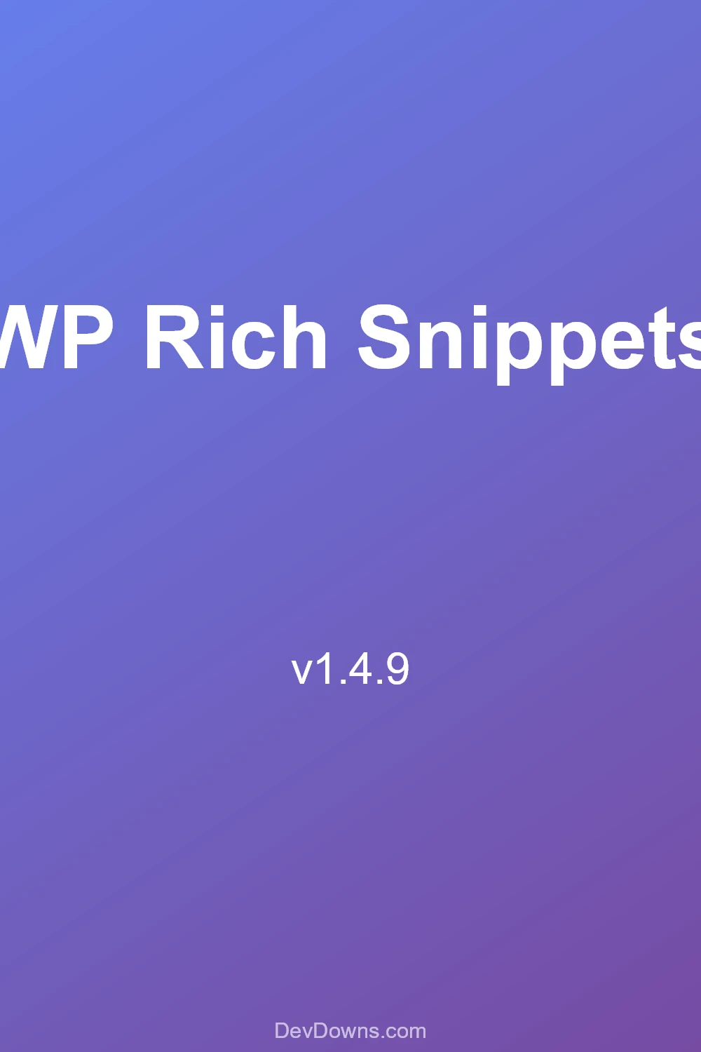 WP Rich Snippets 1.4.9 - Social Share